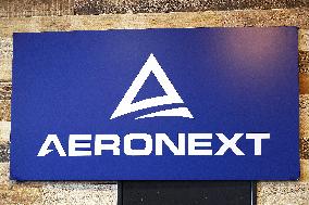 Aeronext signage and logo